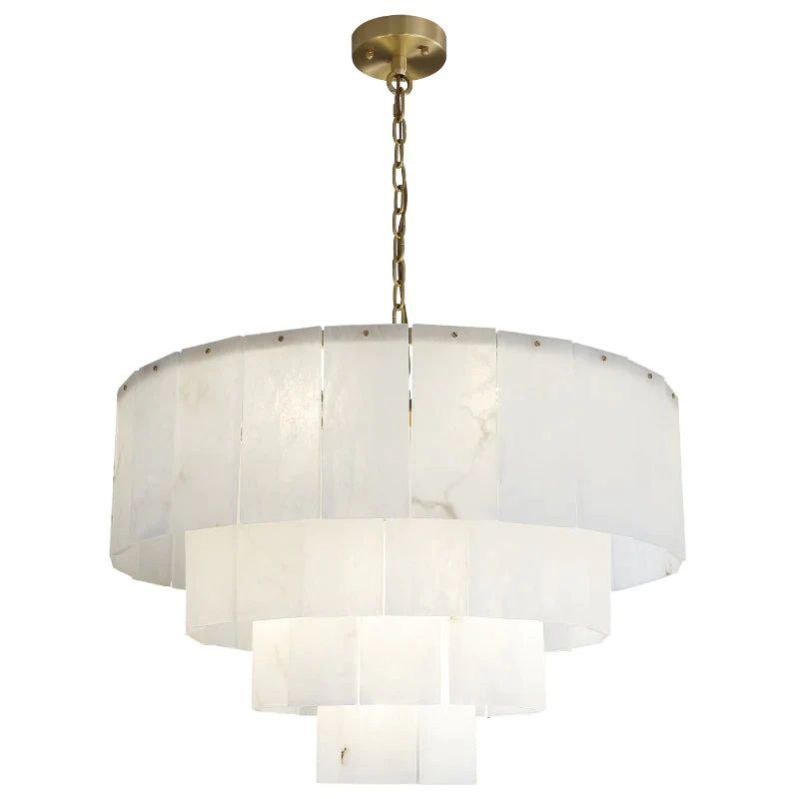 Alabasterk Multi-Layer Modern Round Chandelier 31" - kimoylights