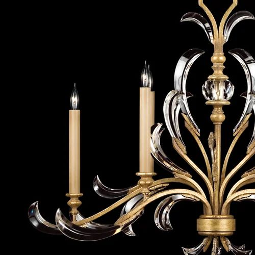Alicek Candle  Oblong Chandelier 44" - kimoylights
