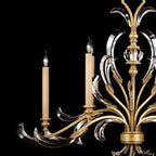 Alicek Candle  Oblong Chandelier 44" - kimoylights