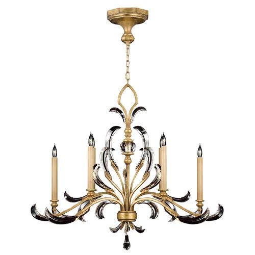 Alicek Candle  Oblong Chandelier 44" - kimoylights