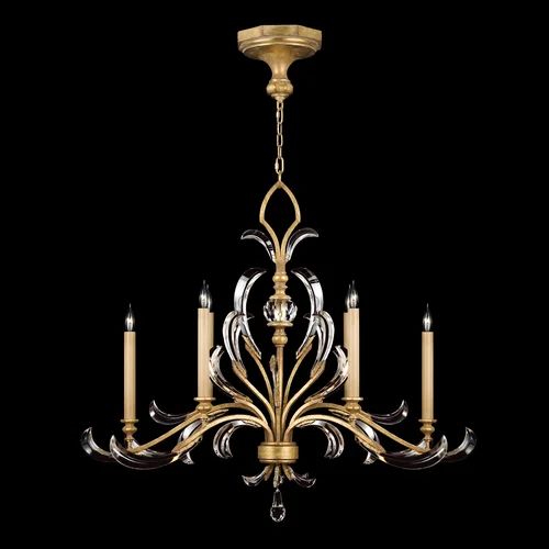 Alicek Candle  Oblong Chandelier 44" - kimoylights