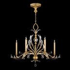 Alicek Candle  Oblong Chandelier 44" - kimoylights