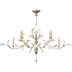 Alicek Candle Oblong Chandelier 74" - kimoylights