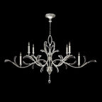 Alicek Candle Oblong Chandelier 74" - kimoylights
