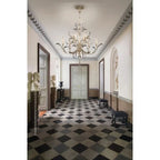 Alicek Candle Round 2-Tier Chandelier 56" - kimoylights