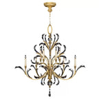 Alicek Candle Round 2-Tier Chandelier 56" - kimoylights