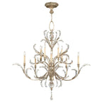 Alicek Candle Round 2-Tier Chandelier 56" - kimoylights