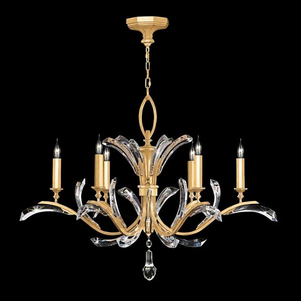 Alicek Candle  Round Chandelier 42" - kimoylights