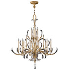 Alicek Candle Round 3-Tier Chandelier 58" - kimoylights