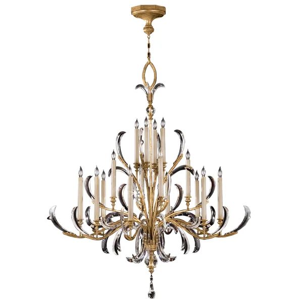 Alicek Candle Round 3-Tier Chandelier 58" - kimoylights