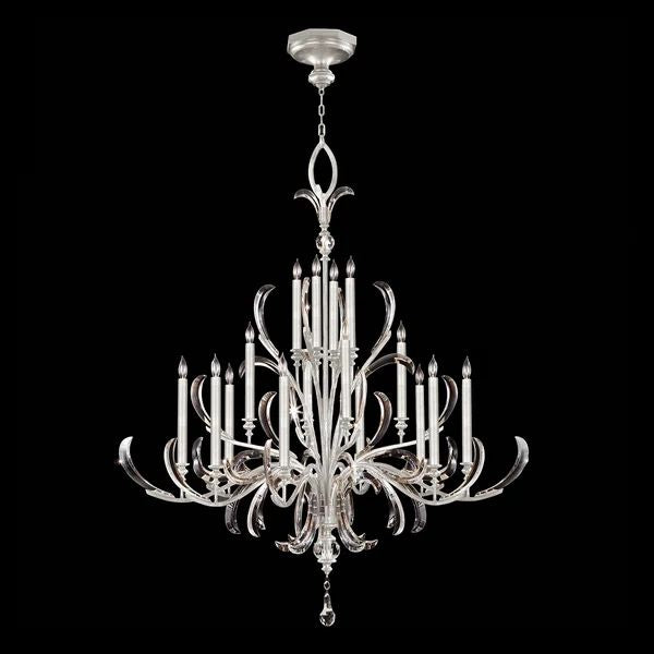 Alicek Candle Round 3-Tier Chandelier 58" - kimoylights