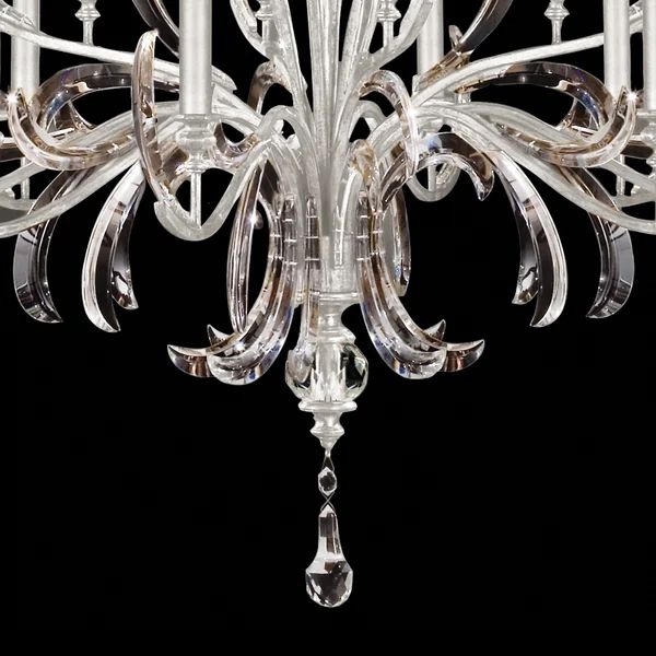 Alicek Candle  Arcs  2-Tier Chandelier 57" - kimoylights
