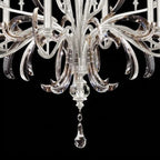Alicek Candle  Arcs  2-Tier Chandelier 57" - kimoylights