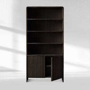 Alova Wood Open Sideboard Hutch 45"W