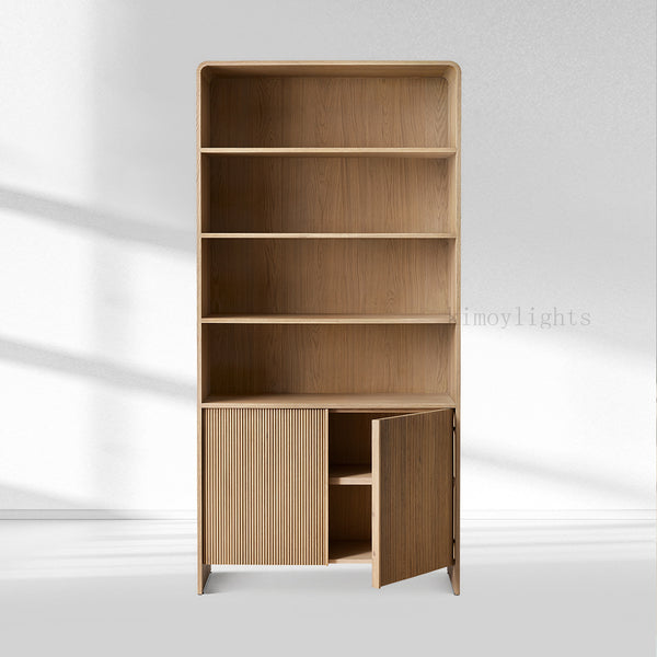 Alova Wood Open Sideboard Hutch 45"W