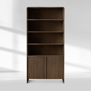 Alova Wood Open Sideboard Hutch 45"W