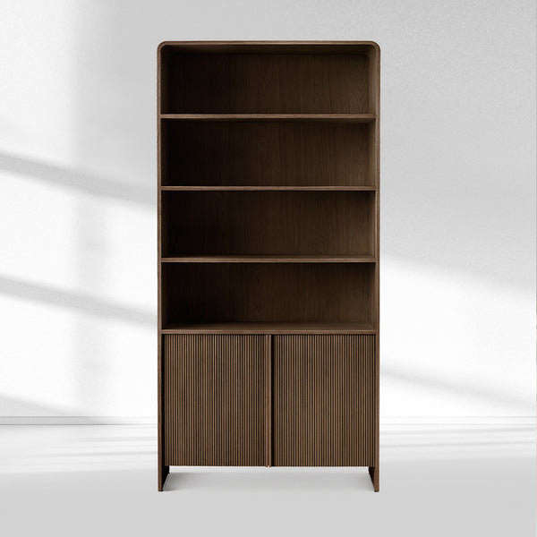 Alova Wood Open Sideboard Hutch 45"W