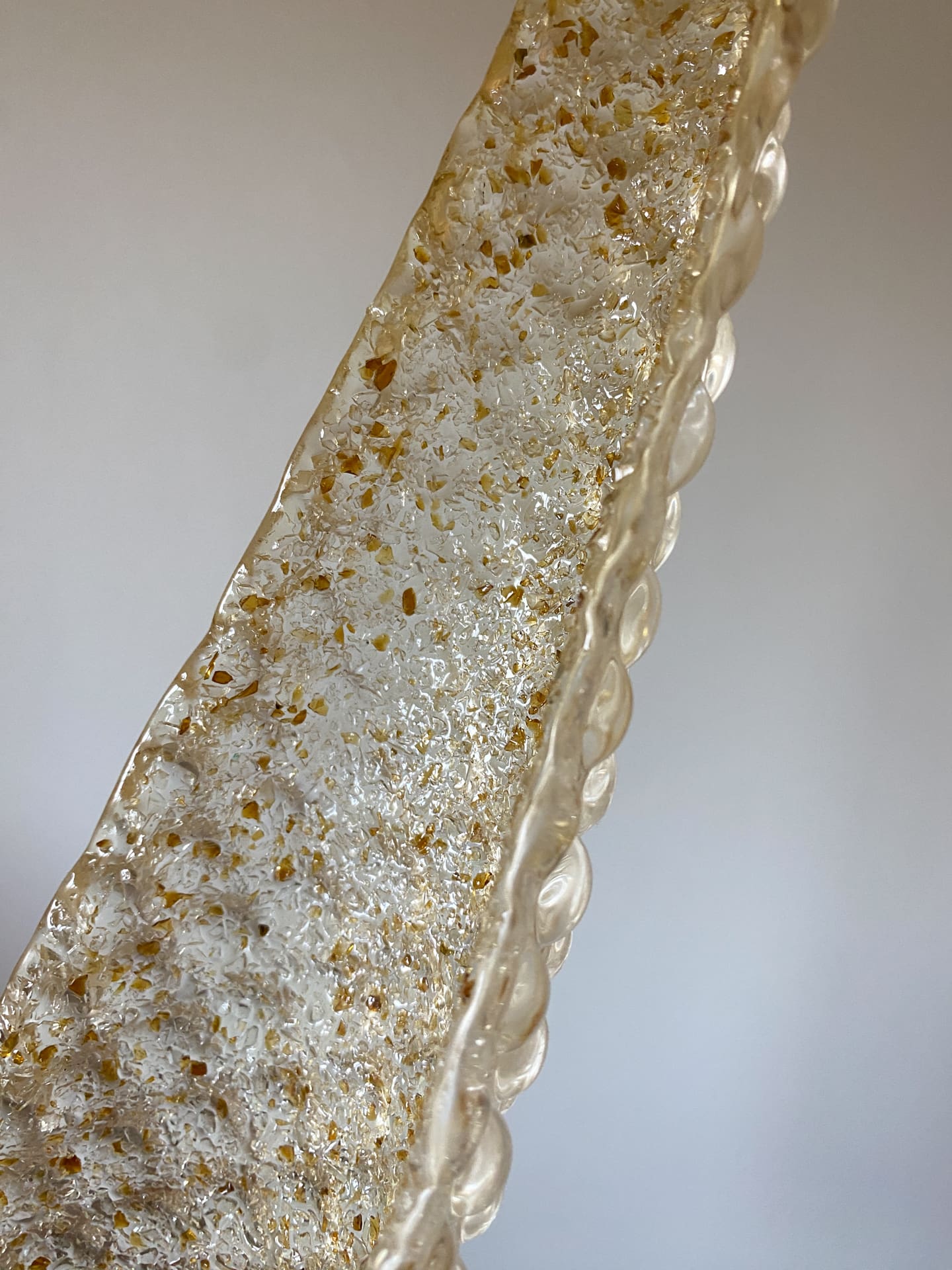 Murano Chandelier 75 Drops Amber