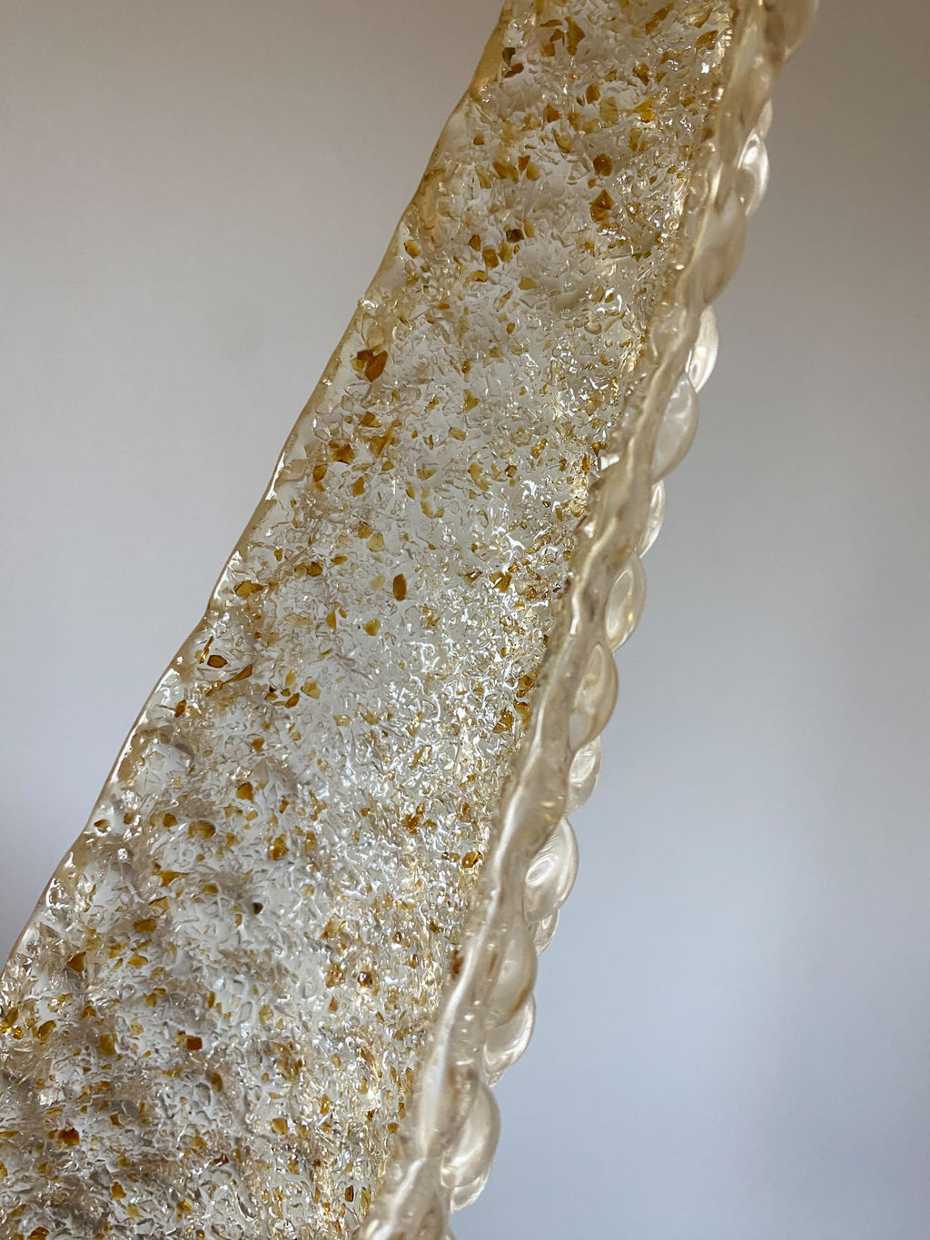 Murano Chandelier 41 Drops Amber