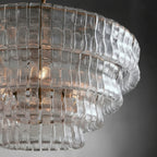 Lime 4-Tier Glass Round Chandelier - kimoylights