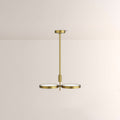Amos Dual Shallow Drums Chandelier
