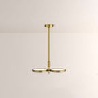 Amos Dual Shallow Drums Chandelier