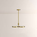 Amos Dual Shallow Drums Chandelier