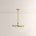 Amos Dual Shallow Drums Chandelier