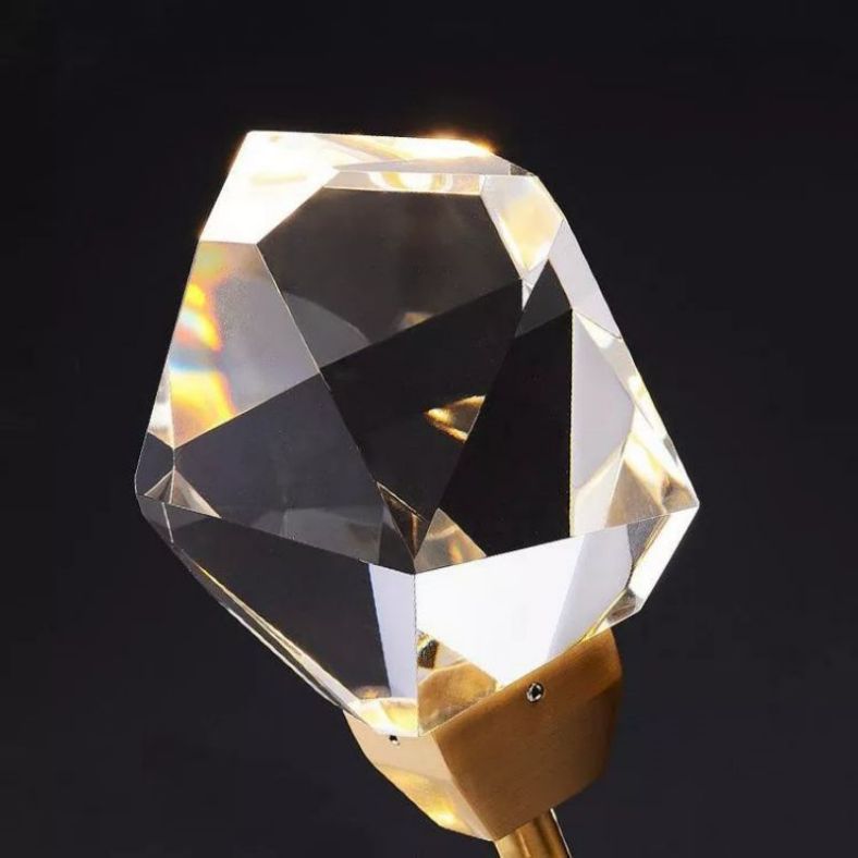 Angelia Faceted Oval Chandelier For Living Room - kimoylights