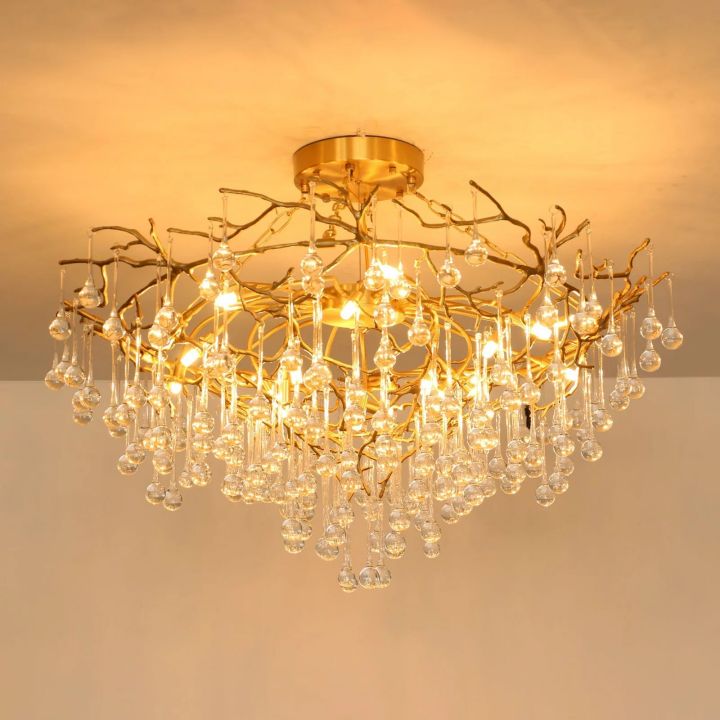 Anita Brass Chandelier - kimoylights