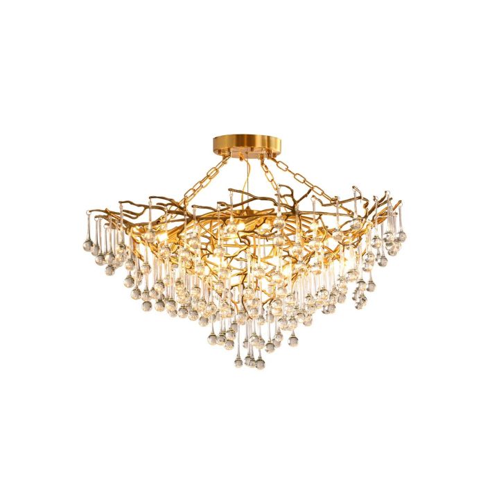Anita Brass Chandelier - kimoylights