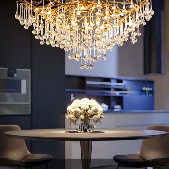 Anita Brass Chandelier - kimoylights