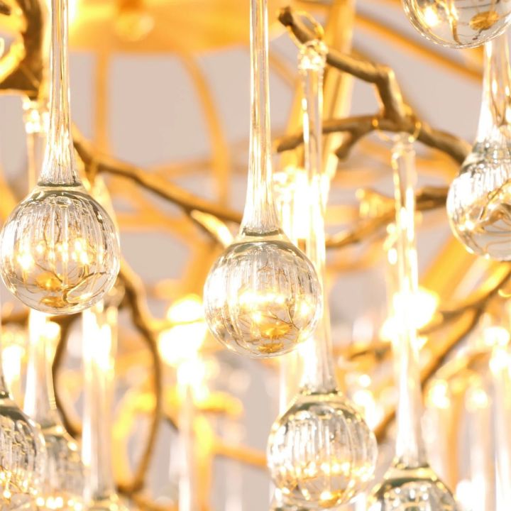 Anita Brass Chandelier - kimoylights