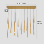 Harry Rectangle Tubular Pendant