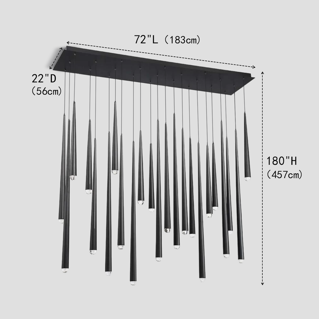 Harry Rectangle Tubular Pendant