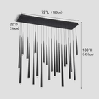 Harry Rectangle Tubular Pendant