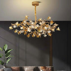 Aosta Brass Branch Chandelier  -kimoylights