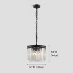 1920s Olion Crystal Round Pendant