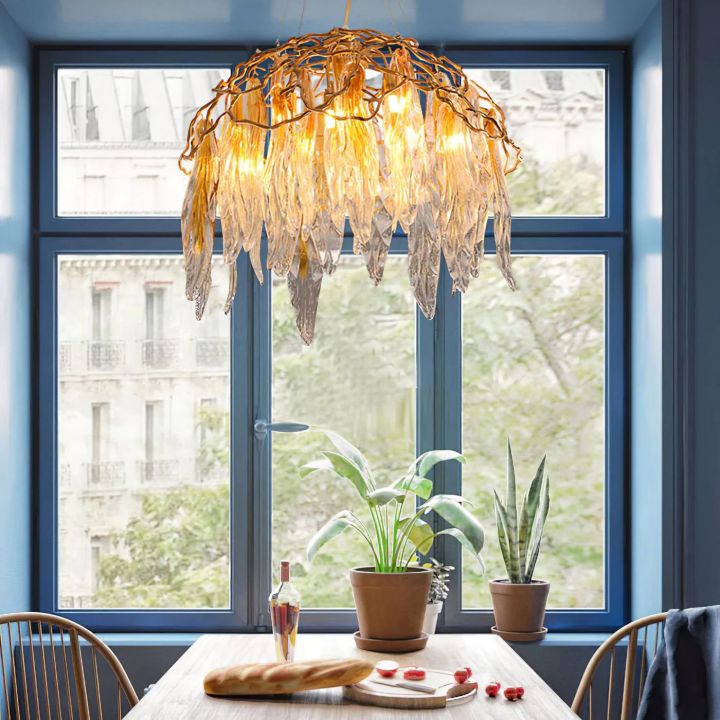 Aqua Dome Chandelier- kimoylights