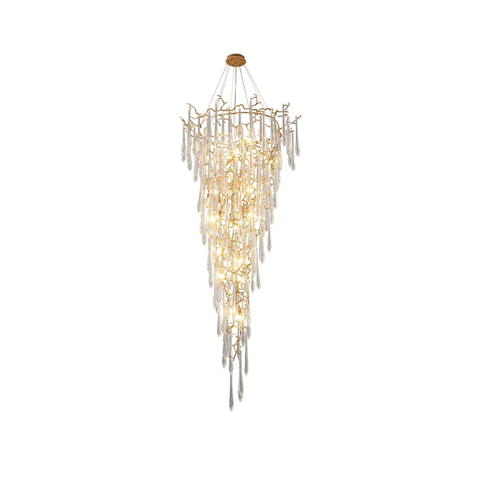 Aqua Parable Chandeliers - kimoylights