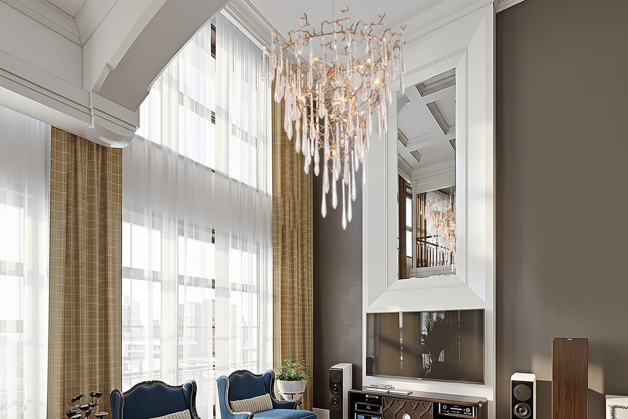 Aqua Parable Chandeliers -kimoylights