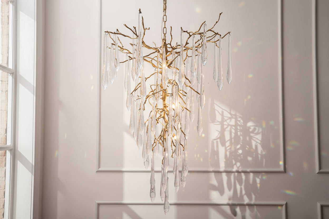 Aqua Parable Chandeliers - kimoylights