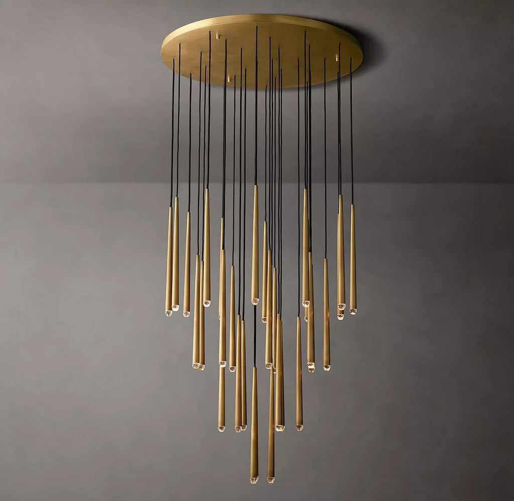 Aquitaines Round Chandeliers 48"