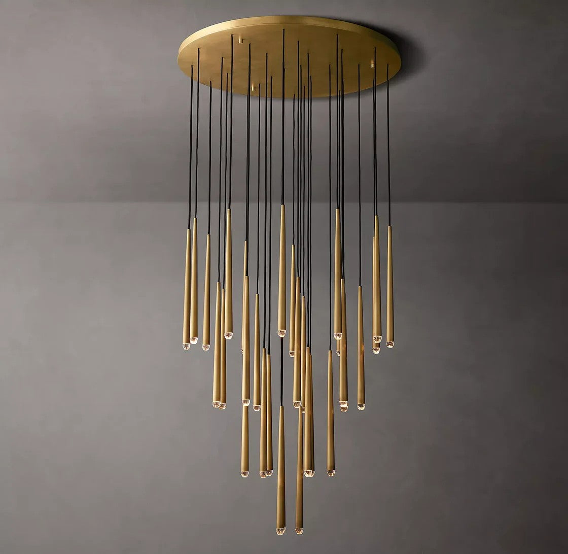 Aquitaines Round Chandeliers 48"