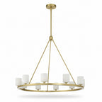 Aragon 12 Light Chandelier Alabaster