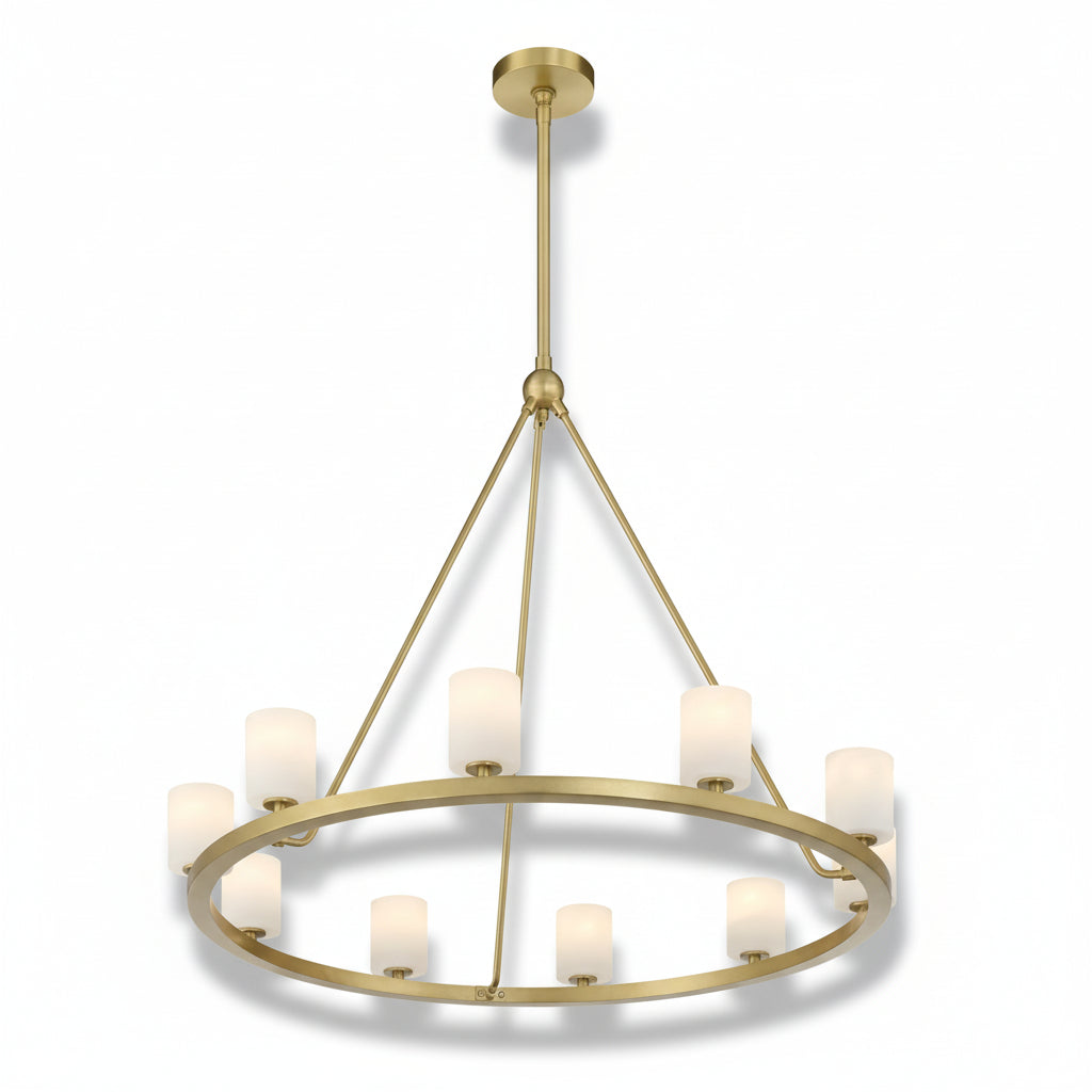 Aragon 12 Light Chandelier Alabaster