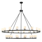 Aragon 30 Light Chandelier Alabaster