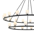 Aragon 30 Light Chandelier Alabaster