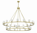Aragon 30 Light Chandelier Alabaster