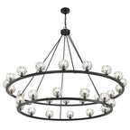 Aragon 30 Light Chandelier Glass
